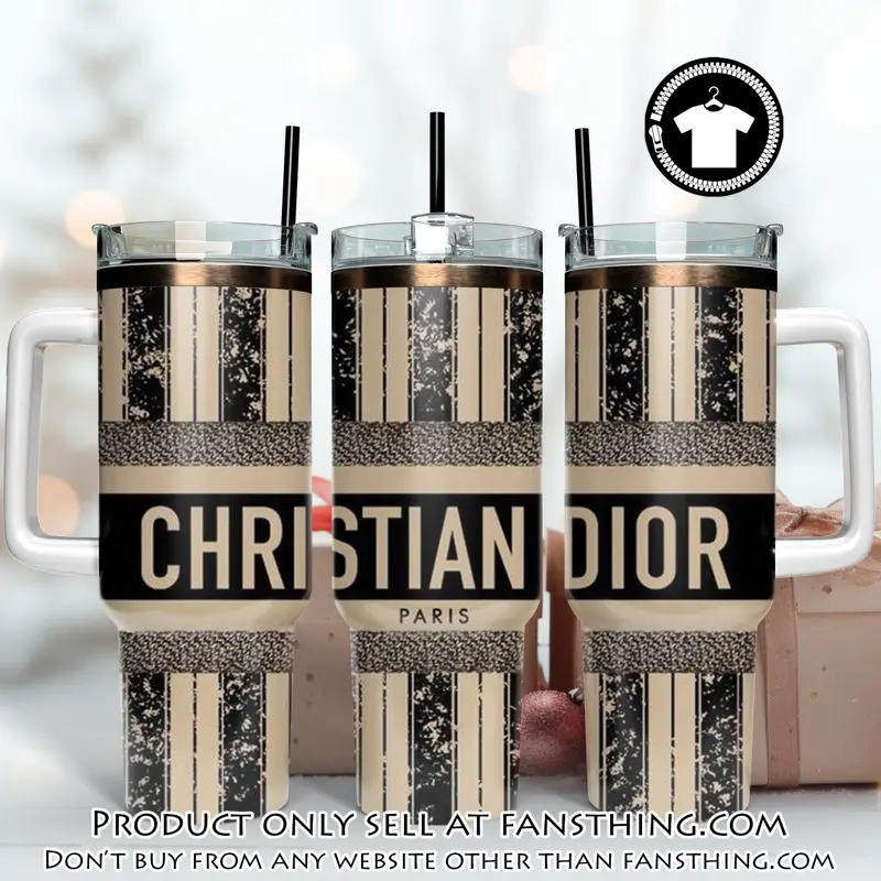 Dior logo 40oz stanley tumbler 40oz stanley tumbler fashion stanley tumbler ktb1119 fst0535925